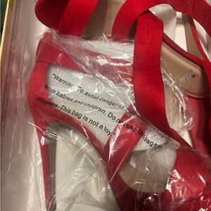 Elegant Red Women's Heels